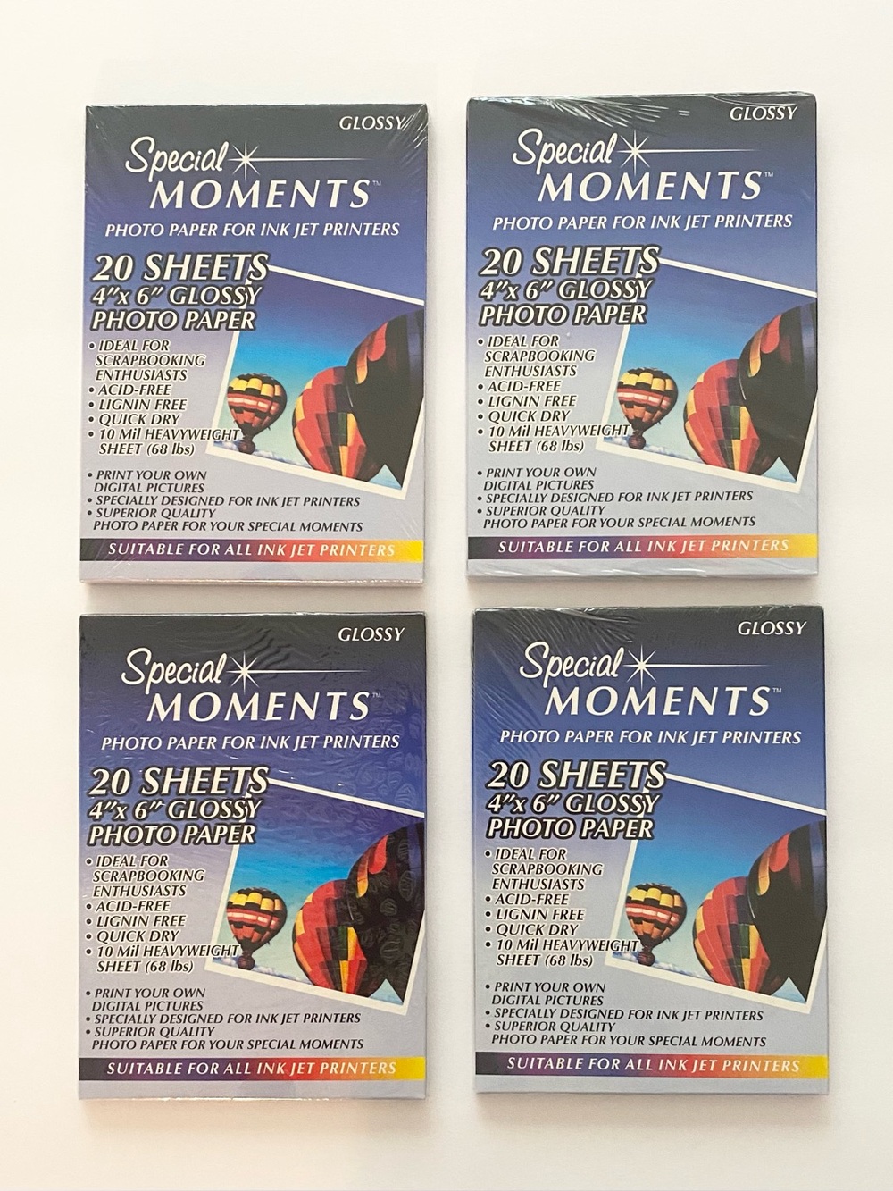 Photo Paper for Ink Jet Printers 4x6 Glossy